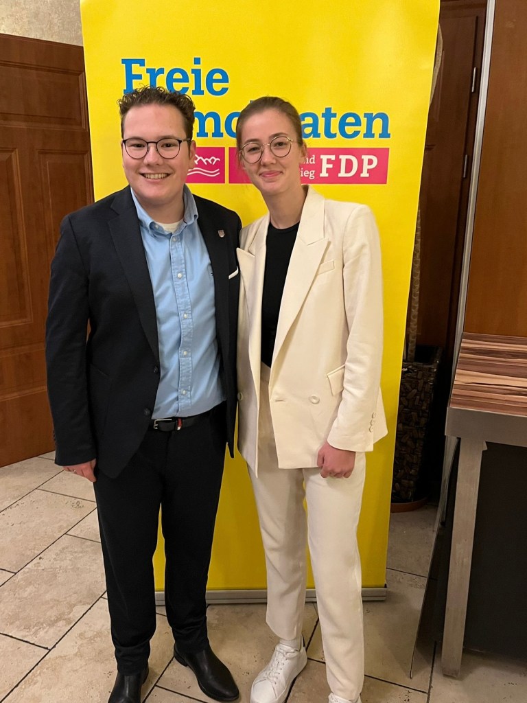 v.l.n.r. Marc Frings und Miriam Bahners