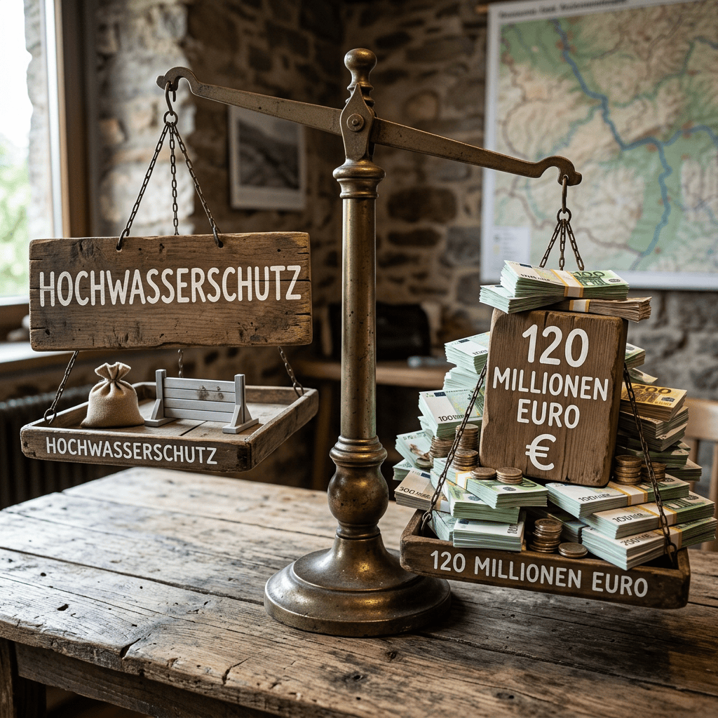 Waage zugunsten von 120 Millionen Euro